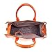 Dasein Shiny Patent Faux Leather Barrel Body Satchel Handbag Shoulder Bag