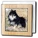 Dogs Pomeranian - Black and Tan Pomeranian - Tile Napkin Holders
