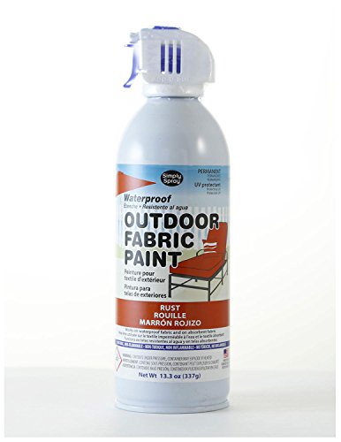 Simply Spray Outdoor Waterproof Fabric Spray Paint 13.3 Oz. Can Rust
