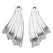 14K White Gold Earring Jackets