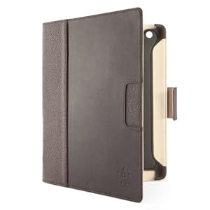 Cinema Leather Folio with Stand for New Apple iPad 3rd Generation, HD, 1080P, WiFi, 4G LTE, AT&T, Verizon