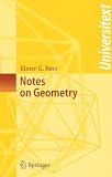 Notes on Geometry (Universitext)