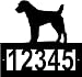 Custom Crafted JACK RUSSEL TERRIER (PARSONS) Steel Address Sign