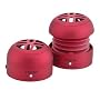 iHome iHM77R Rechargeable Mini Speakers for iPod (Red)