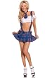 Suspender School Girl Skirt With Scrunch Top