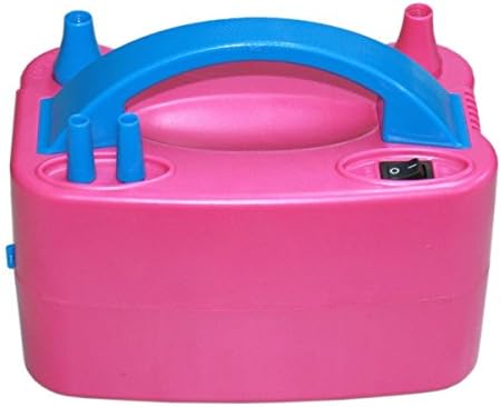Portable High Power Two Nozzle Color Air Blower Electric Balloon Inflator Pump