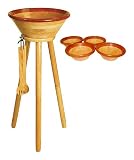 Mountain Woods 8 Piece Cherry Rim Caesar Salad Set