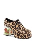 Animal Print Pimp Costume Platform Shoe - MEDIUM SIZE 10/11