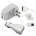 Universal Apple iPod USB Charger Kit - USB Retractable Hotsync Cable - USB Home Travel Charger - USB 12V Cigarette Lighter Charger Universal Apple iPod USB Charger Kit - USB Retractable Hotsync Cable - USB Home Travel Charger - USB 12V Cigarette Lighter Charger