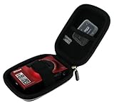 rooCASE (Med EVA Black) Hard Shell Carrying Case with Memory Foam for Canon ....