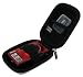 rooCASE (Med EVA Black) Hard Shell Carrying Case with Memory Foam for Pentax Optio S1 Digital Camera