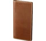 Mulholland Check Book Cover All Leather Wallet