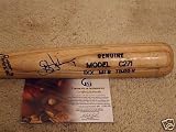 Sean Doolittle Oakland Athletics Rookie Signed Autograph Bat - Autographed MLB Bats