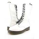 DR DOC MARTENS 1B99 Wide Boots Shoes White Womens SZ