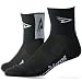 DeFeet ActiVator Black D-Logo Cycling/Running Socks - 6-Pack - ACTDLB