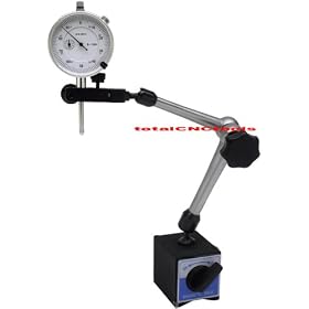 Hydraulic Single Action Magnetic Base with 1 Dial Indicator, One Knob Control (Brand New) by