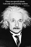 Curiosity - Albert Einstein 23"x35" Art Print Poster