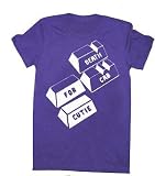 Death Cab for Cutie - Women's Gold Bars T-shirt (Purple)