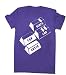 Death Cab for Cutie - Women's Gold Bars T-shirt (Purple)