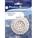 41SIXP3ALqL. SL160  1 1/2 White Plastic Sink Strainer