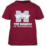 Mississippi State Bulldogs Maroon Toddler Biggest Little Fan T-shirt