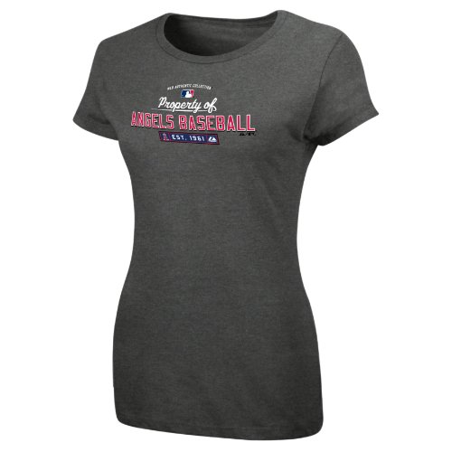 Women's Los Angeles Angels Of Anaheim MLB Property Of SS Crew Neck Tee, XX-Large