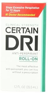 Certain Dri Roll-On Anti-Perspirant 1.2 Fl  Ozs, (Pack of 3)