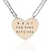 AOLO Best Fucking Bitches Pendant Necklace Birthday Gift Gold Silver Tone