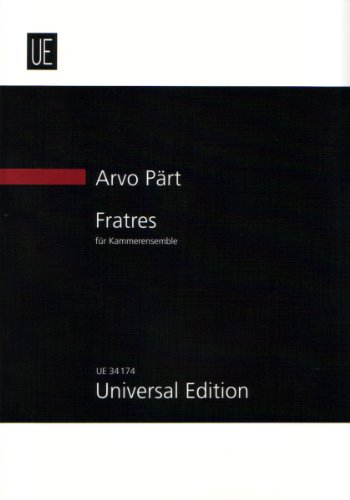 Fratres - Chamber Ensemble - Score