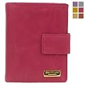 Saddler Leather Trifold Wallet with Zip Purse