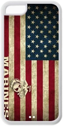 Fashion Marine Corps Personalized iPhone 5C Rubber Silicone Case Cover -CCINO