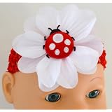 Puffy Ladybug Baby Headband