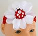Puffy Ladybug Baby Headband
