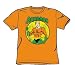 All Products : Aquaman Adult S/S T-shirt in Orange by DC Comics