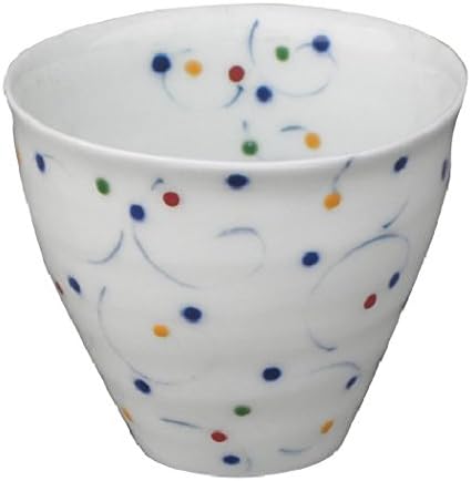 Arita ware one peak kiln beads arabesque cups red 27 416