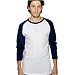 American Apparel American Apparel Baby Rib Baseball Raglan T-Shirt - Tee