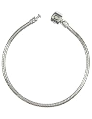 Authentic Chamilia Sterling Silver Snap Bracelet (8.3 inches or 21.1 cm)