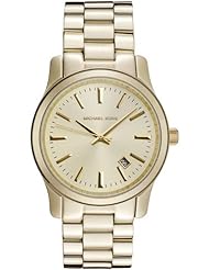 Michael Kors Womens MK5160 3 Hand Runway Watch