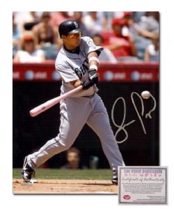 Jose Lopez Seattle Mariners MLB Hand Signed 8x10 Photograph Mothers Day Pink Bat