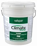Valspar 44-27300 5G 5 Gallons Flat White Climate Zone Exterior Latex House Paint , White