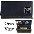 Atlanta Falcons Genuine Leather Womens Female Clutch Pocketbook - NFL Football Fan Shop Sports Team Merchandise