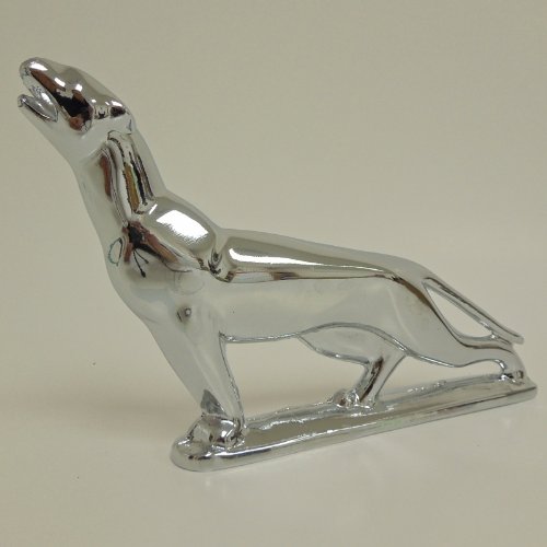 Chrome Plated Panther Hood Ornament By Gem Kerstin Osterhagenha