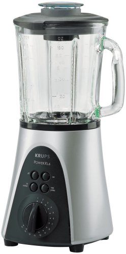 Krups F 344 41 Power XL6 Standmixer 600 W chrom/schwarz