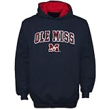 NCAA Mississippi Rebels Youth Navy Blue Automatic Pullover Hoody Sweatshirt