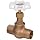 Milwaukee Valve UP1502 Series Bronze Globe Valve, Potable Water Service, Inline, Threaded Bonnet, Solder End