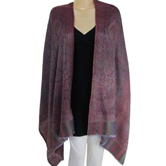 Jamawar Cashmere Pashmina Wear Wrap Handcrafted In India 80 X 28 Inches