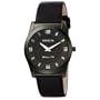 Invicta Men's 5140 Slim Collection Round Black Leather Watch