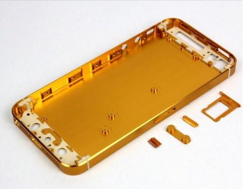 Replace Housing iphone 5 Middle Frame Replacement (5G Metal Back Housing / Back Panel Cover / Housing Assembly +glass ((leave message for white or black color glass need match))