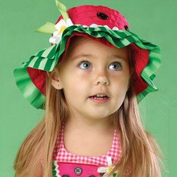Baby Girls Spring Watermelon Hat by Mud Pie