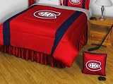 NHL Montreal Canadiens Bedding - Sideline Comforter and Sheet Set Combo - Twin